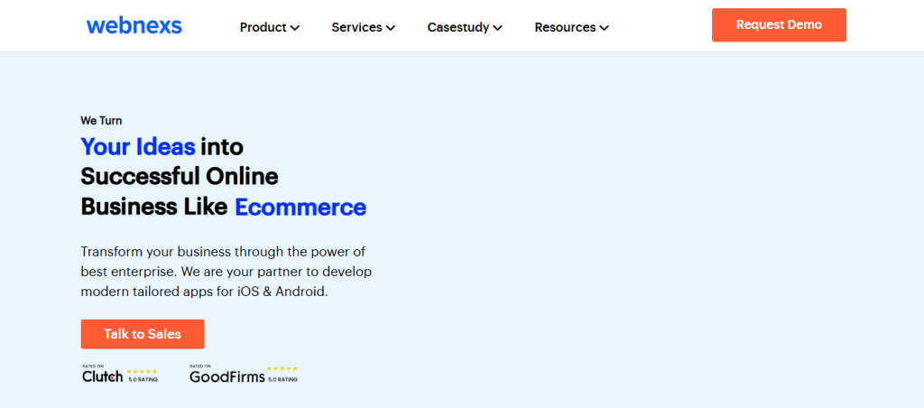Webnexs platform