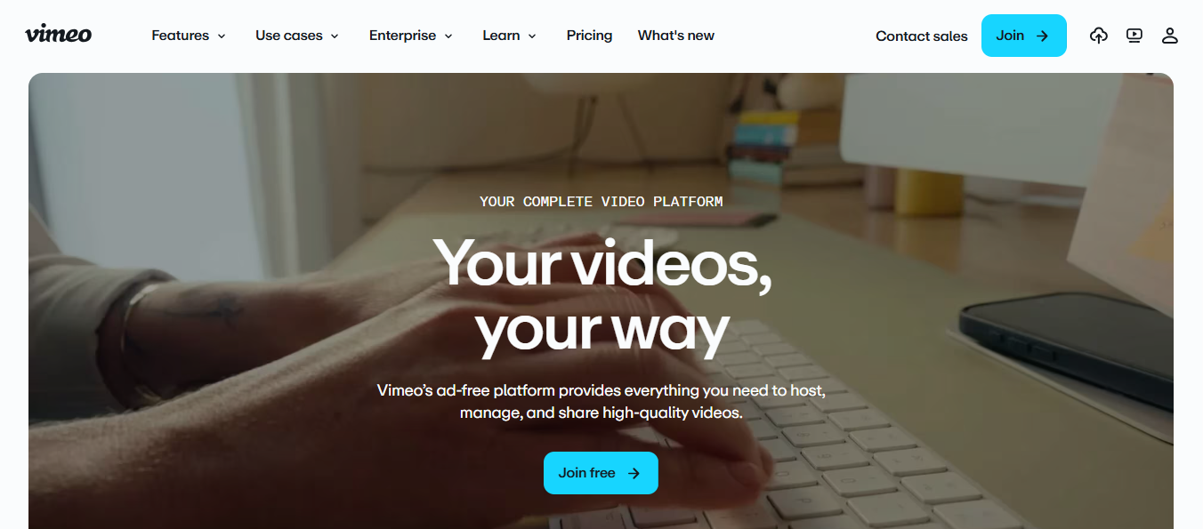 Vimeo Professional SVOD Platform