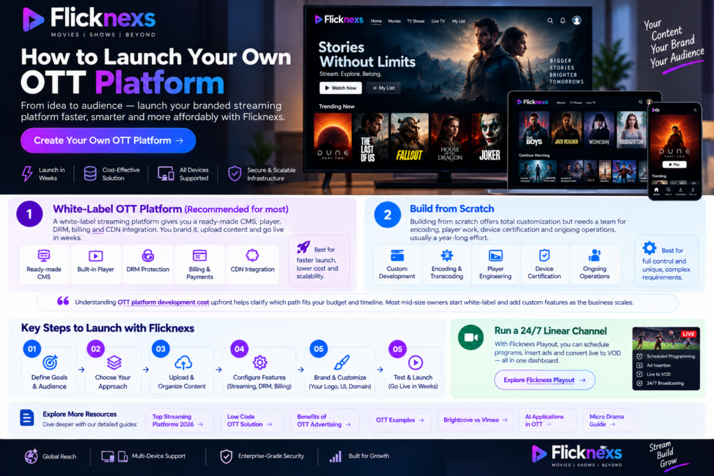 How to launch your own OTT platform