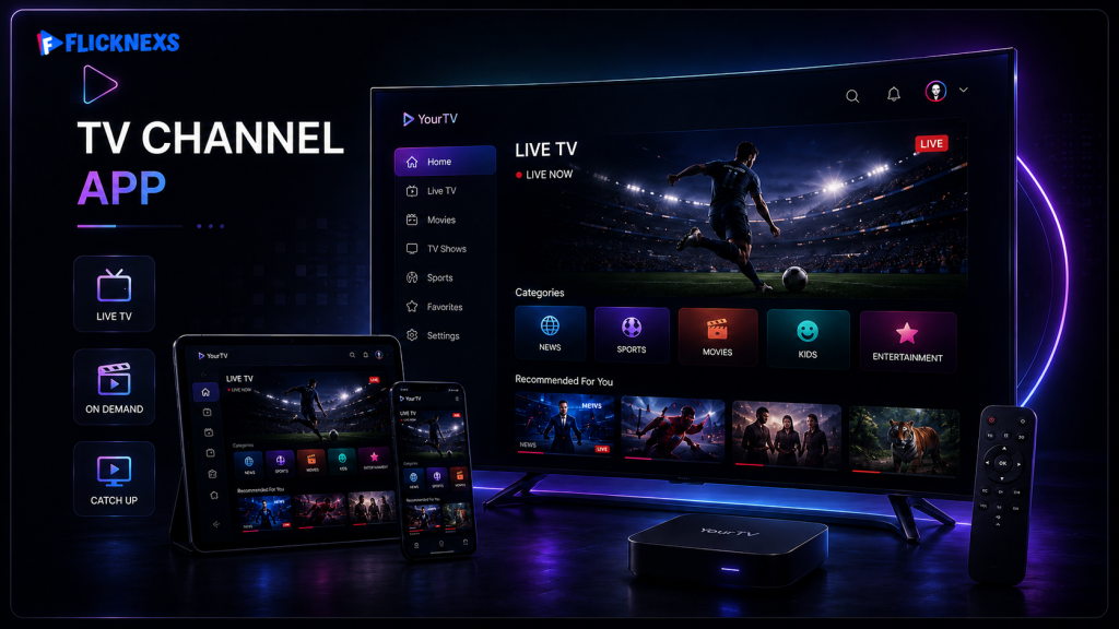 TV channel app