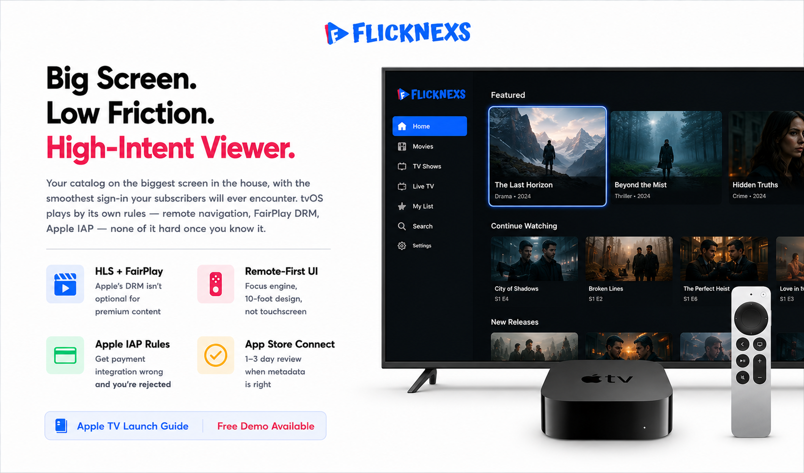 How to Launch an Apple TV App for Your Streaming Platform