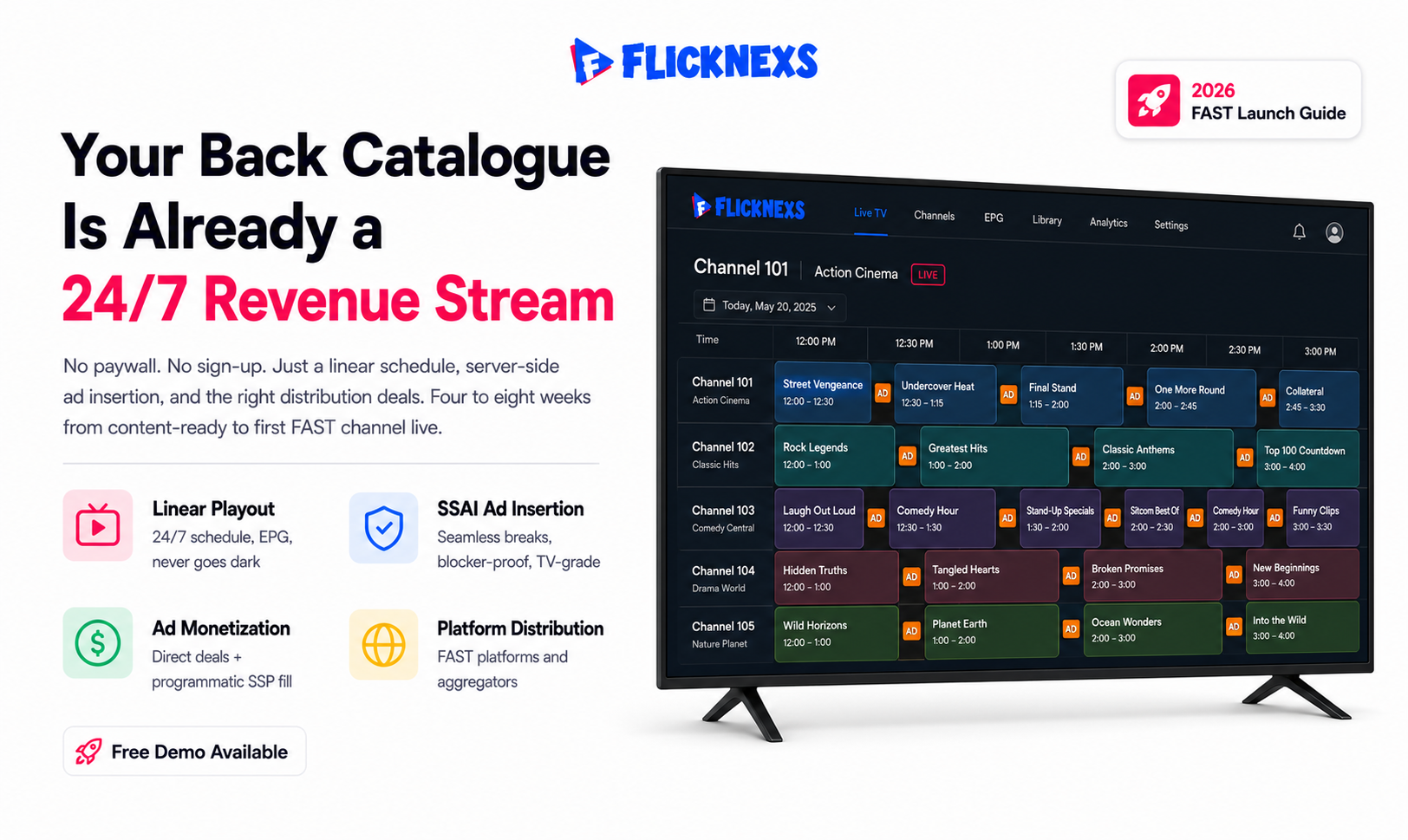 How to Launch a FAST Channel in 2026: Step-by-Step Setup & Distribution